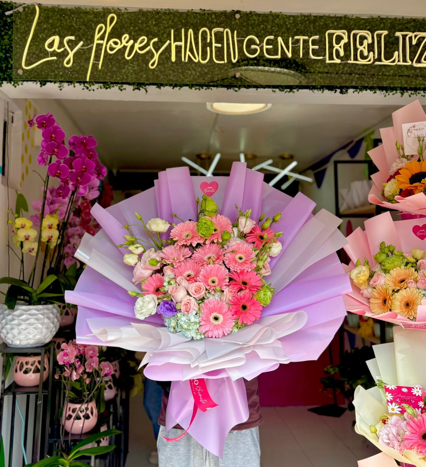 Arreglo Gerberas Rosas